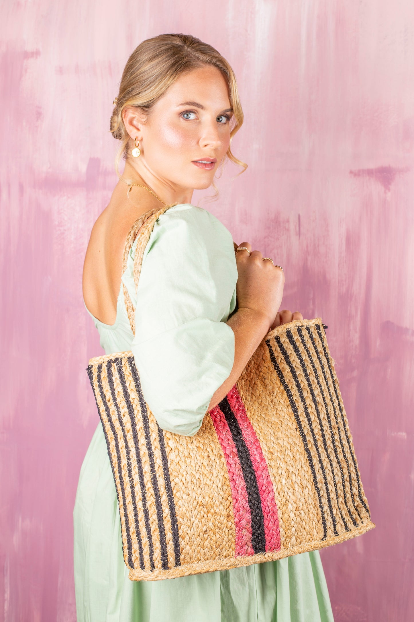 Weston Jute Tote Bag