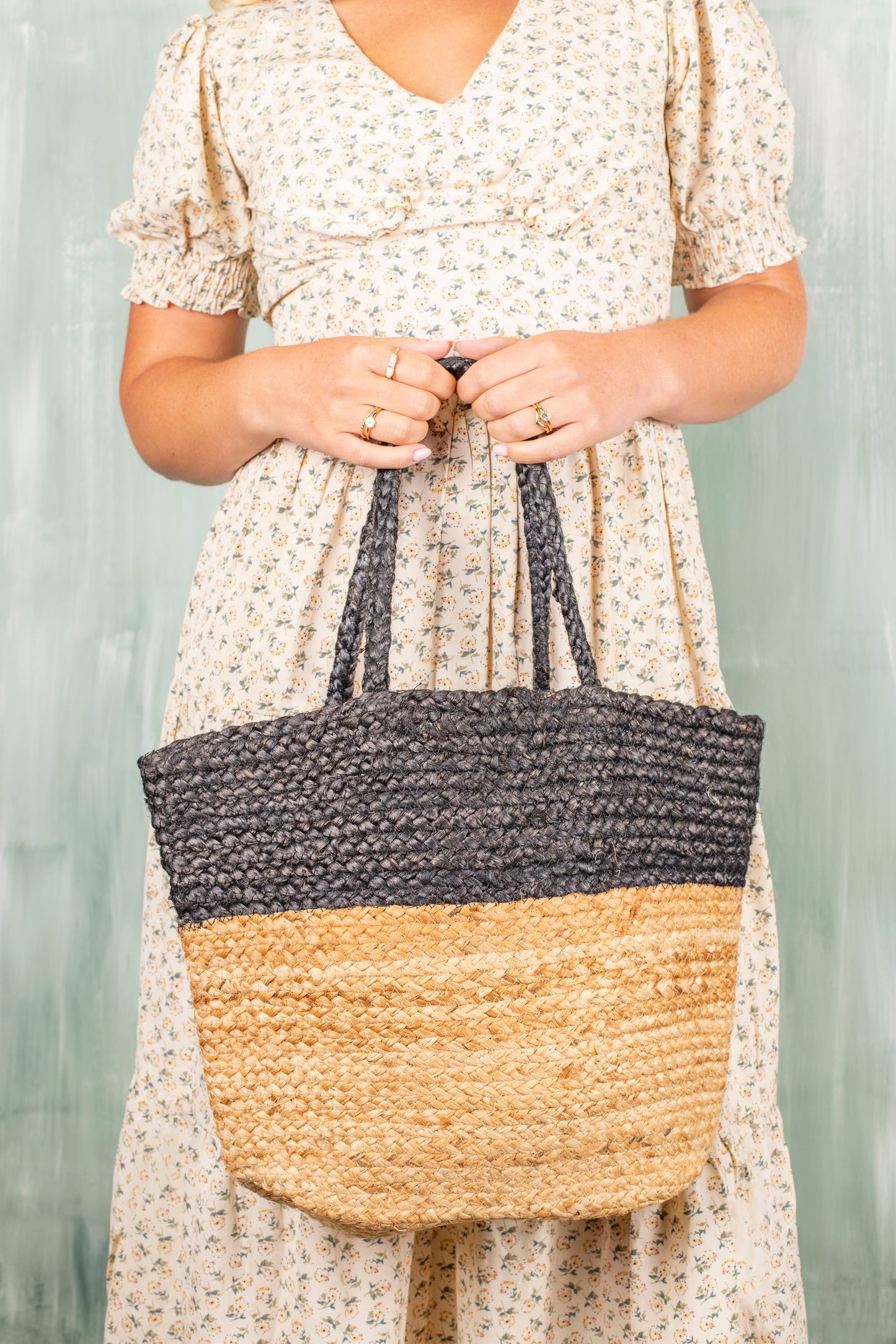Veryan Jute Tote Bag,