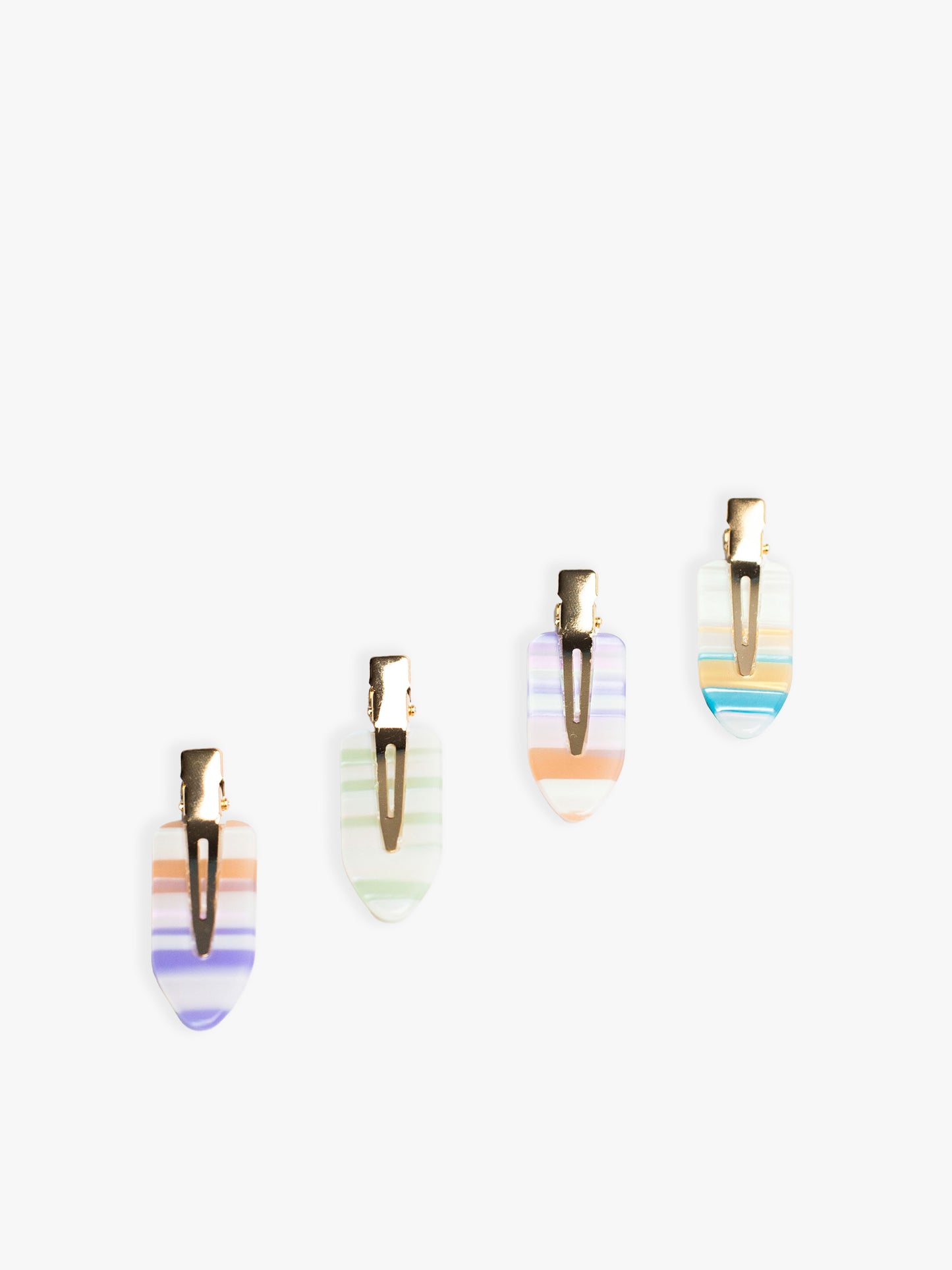 Violet Flat Clips
