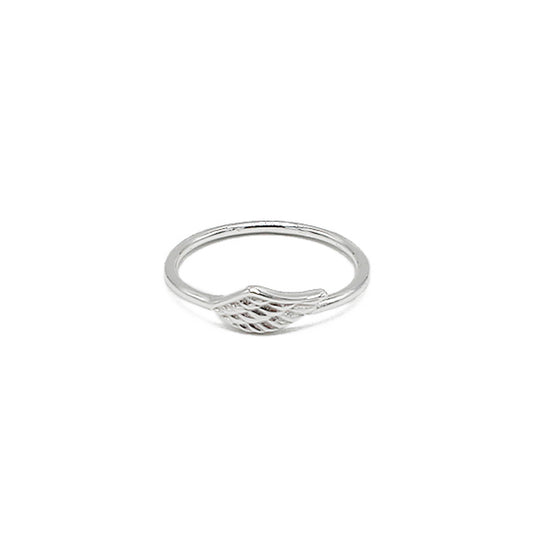 STERLING SILVER FINE WING RING