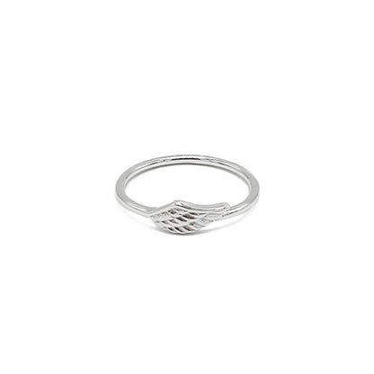 STERLING SILVER FINE WING RING