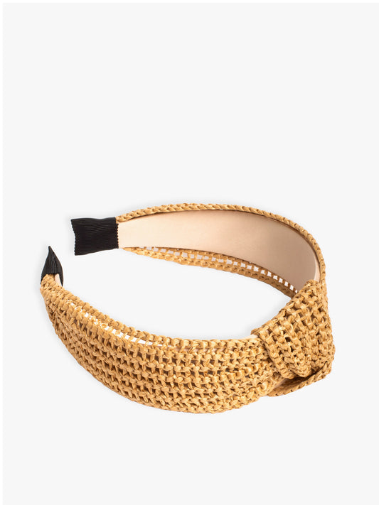 Ivy Rafia Knot Headband