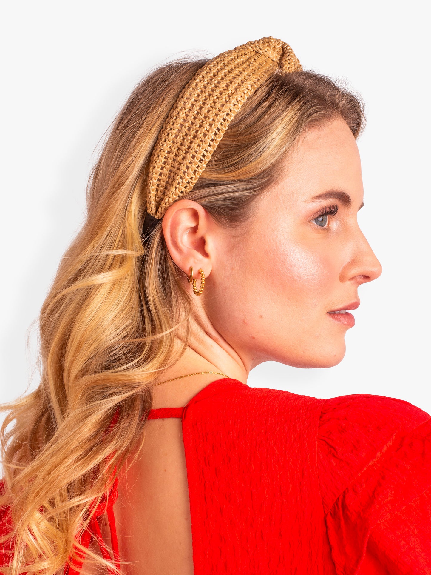 Ivy Rafia Knot Headband