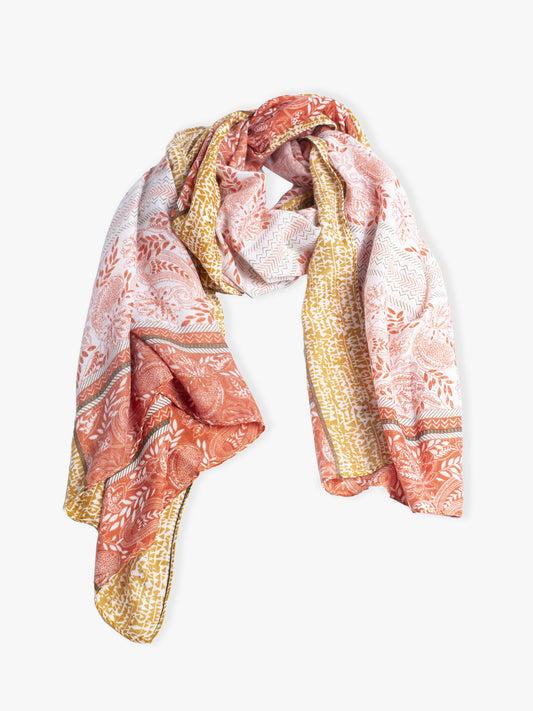 Neela Paisley Print Scarf