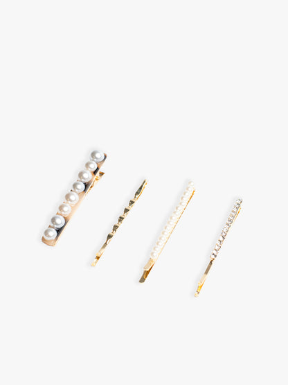 Bluebell Pearl Clip Set