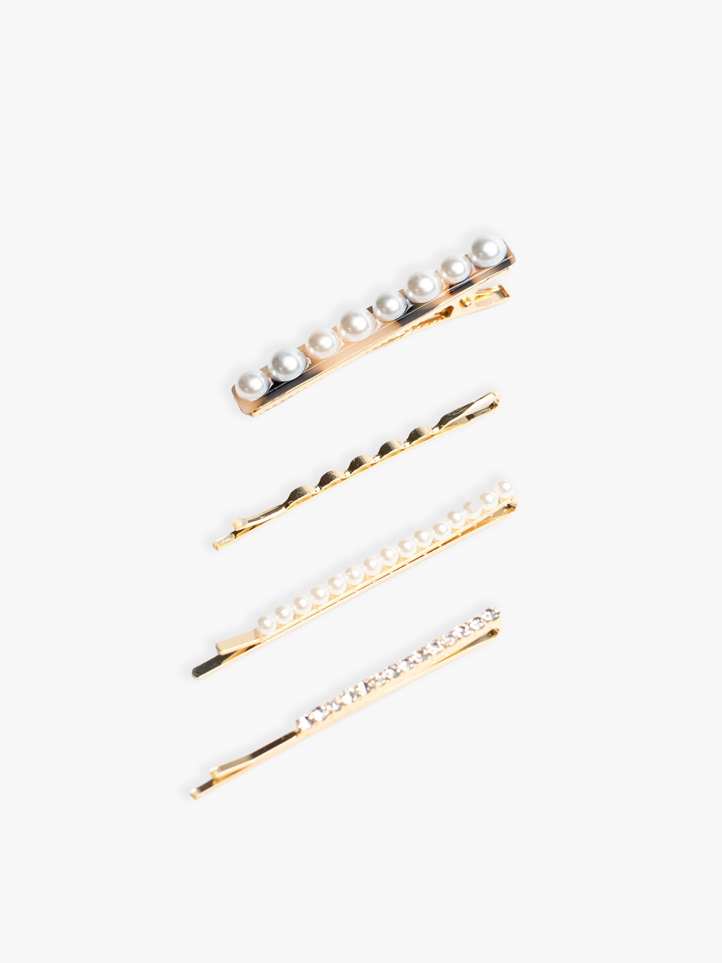 Bluebell Pearl Clip Set