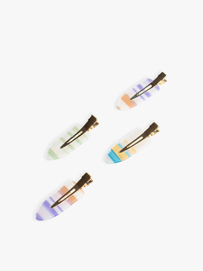 Violet Flat Clips