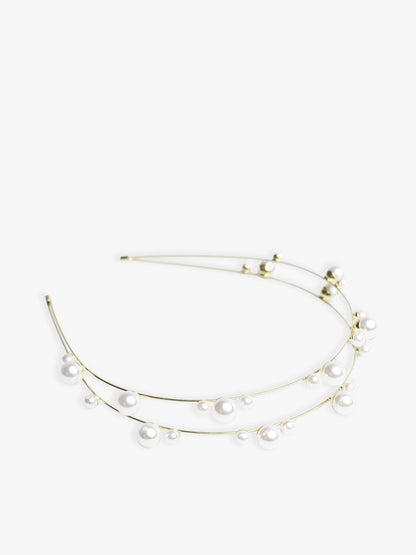 Lavender Pearl Headband