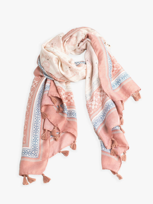 Mara Tile Print Scarf