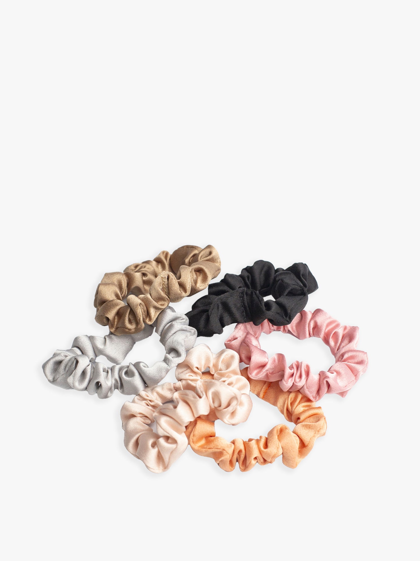 Hana Satin Scrunchies Set