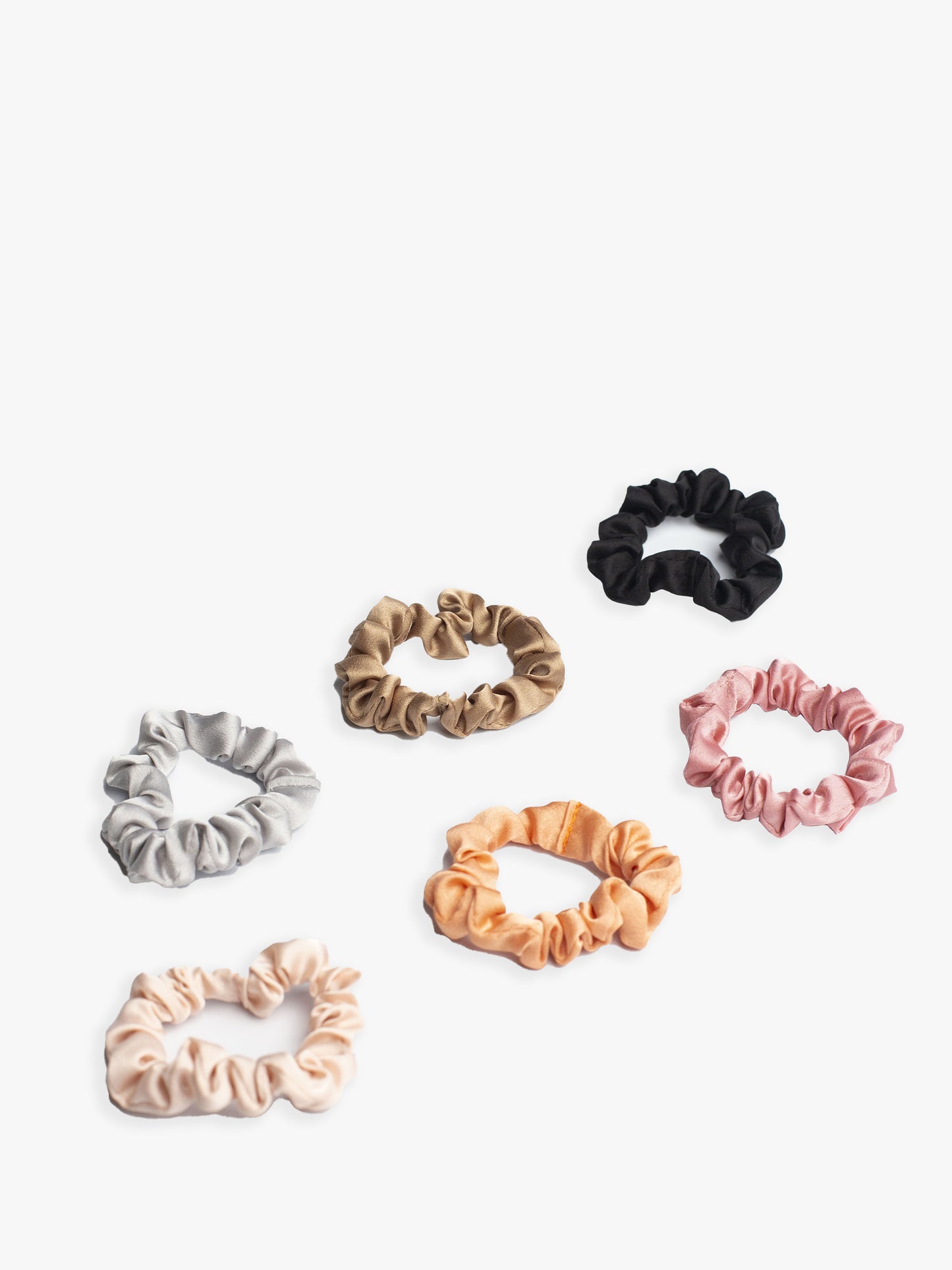 Hana Satin Scrunchies Set