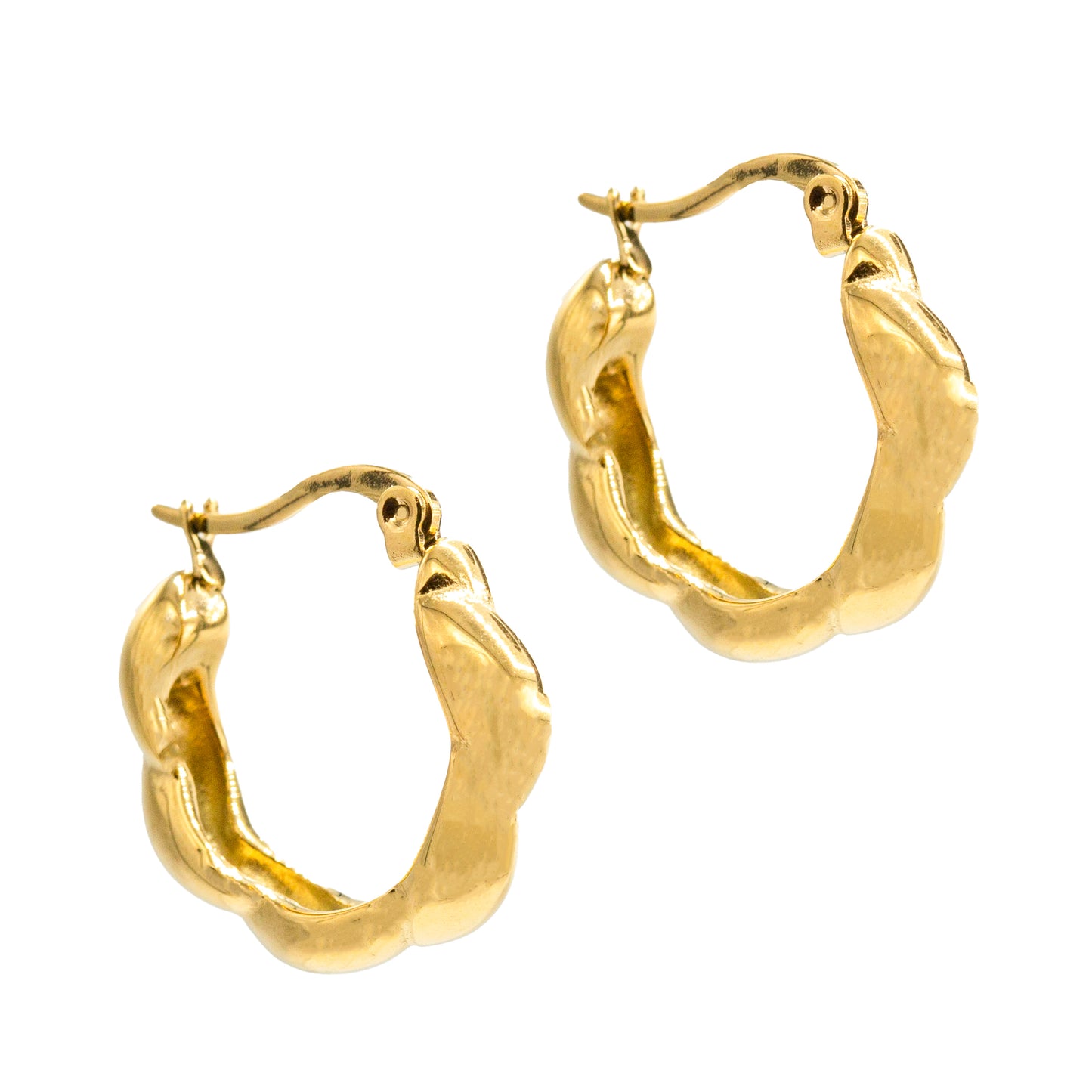 Steel Vintage Hoops