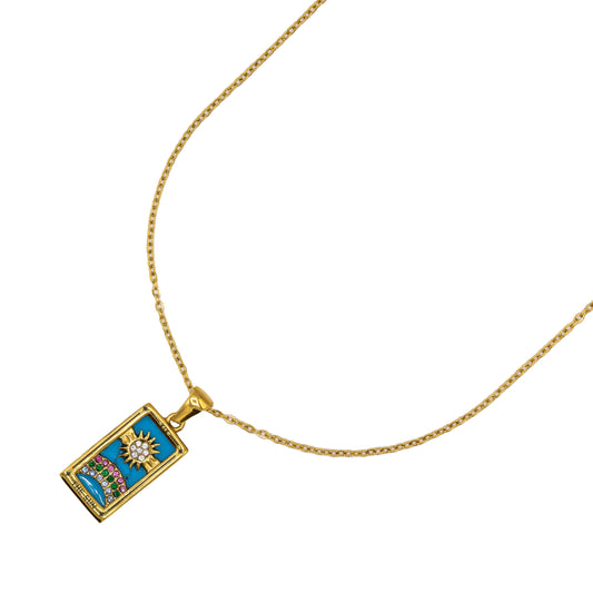 The Sun Pendant Neckalce