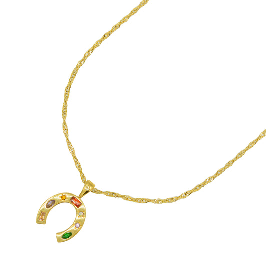 The Horseshoe Pendant Necklace