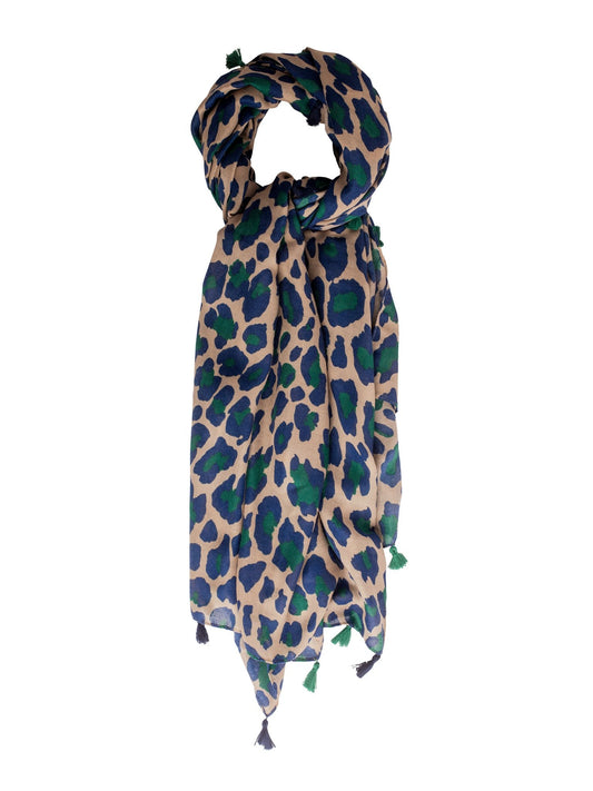 Cal Leopard Print Scarf