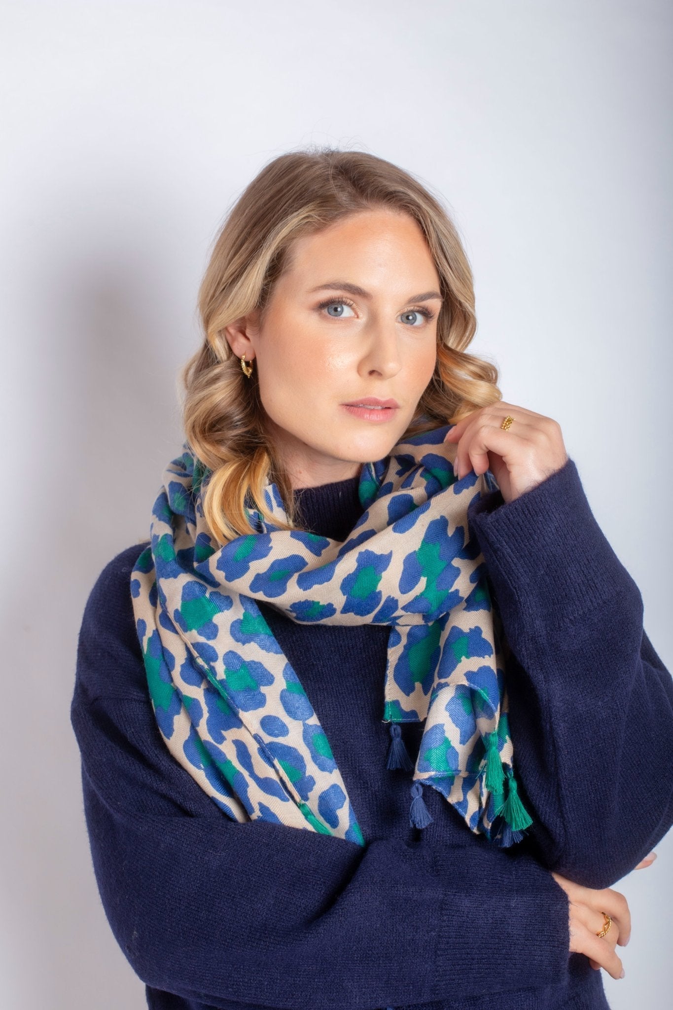 Cal Leopard Print Scarf
